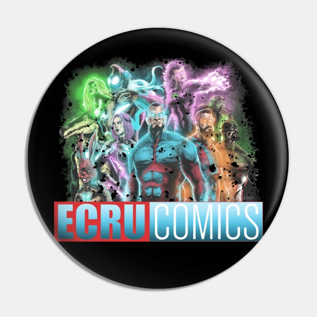 ECRUCOMICS HEROES Pin by carrillo_art_studios