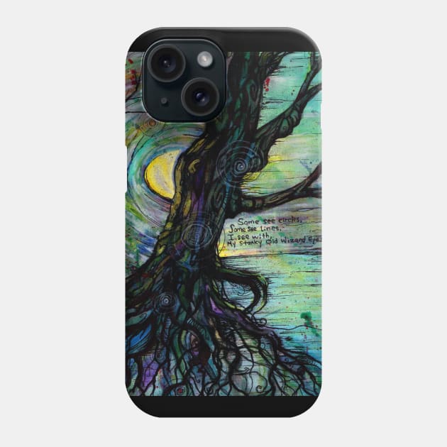 Wizard eyes Phone Case by Twisted Shaman