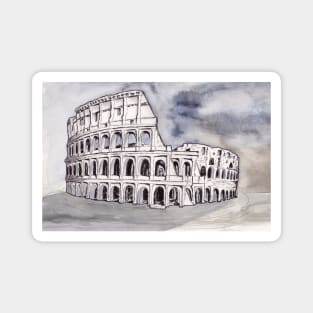 Hand drawn Colosseum Magnet