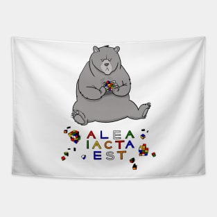 The Bear and the Cube Tapestry