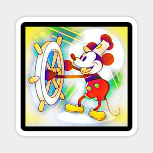 steamboat willie Magnet