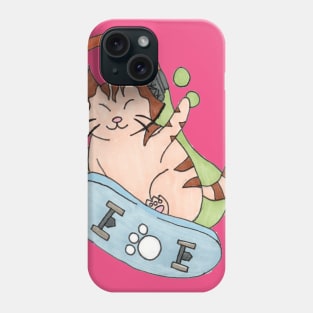 hipster cat Phone Case