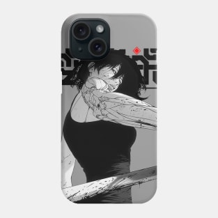 Cyberpunk Vaporwave Cyborg Samurai Gir Phone Case