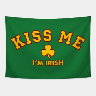 Kiss Me, I'm Irish Tapestry