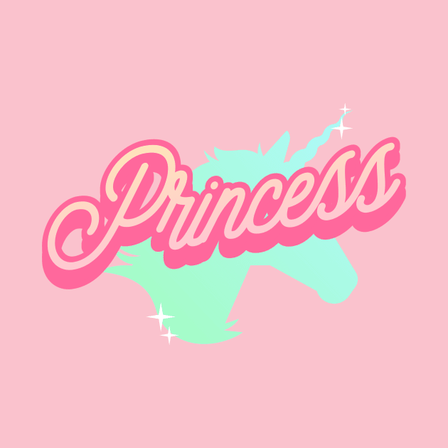 Unicorn Princess by Tip Top Tee's