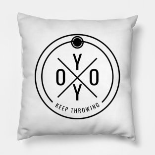 Yoyo Keep Throwing Pillow