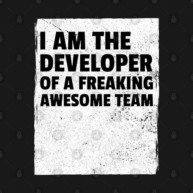 I am the developer of a freaking awesome team by Salma Satya and Co.