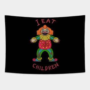 Nightmare Circus: Killer Monster Clown and Its Terrifying Children Tapestry