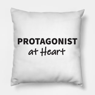 Protagonist at Heart Pillow