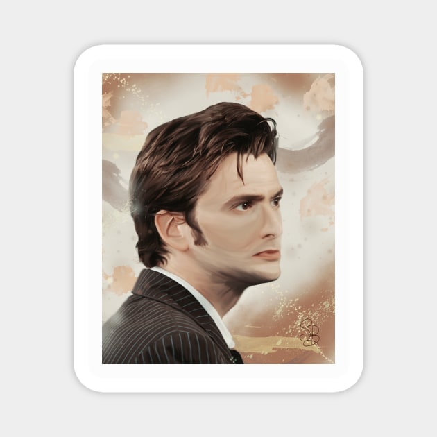 Doctor Who. Tenth Doctor. Magnet by stacyabrightart