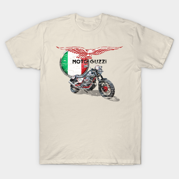 Het is goedkoop Eik Vegetatie Moto Guzzi, distressed - Moto Guzzi - T-Shirt | TeePublic