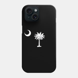 Flag of South Carolina - Black Phone Case