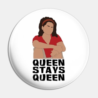 Sandra Diaz-Twine Queen Stays Queen Pin