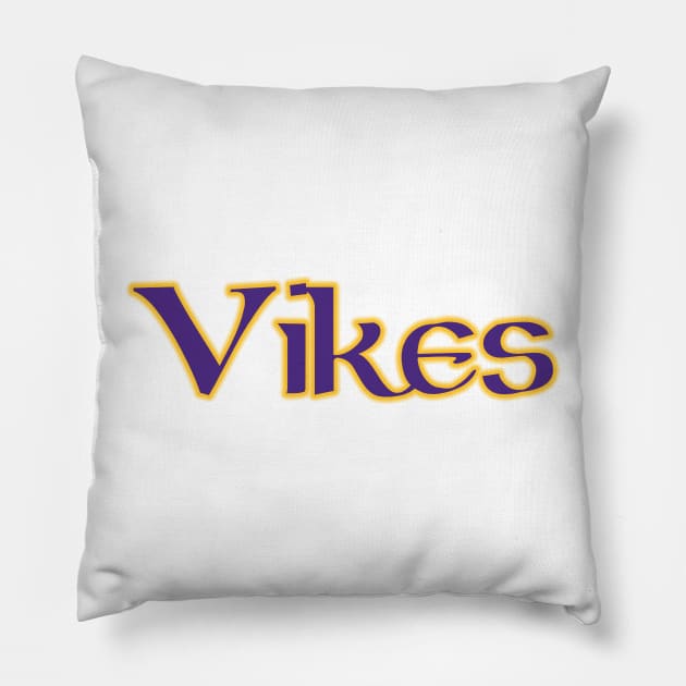 Vikes! Pillow by OffesniveLine