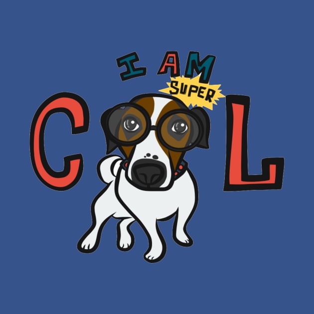 I am super cool dog glasses by amramna