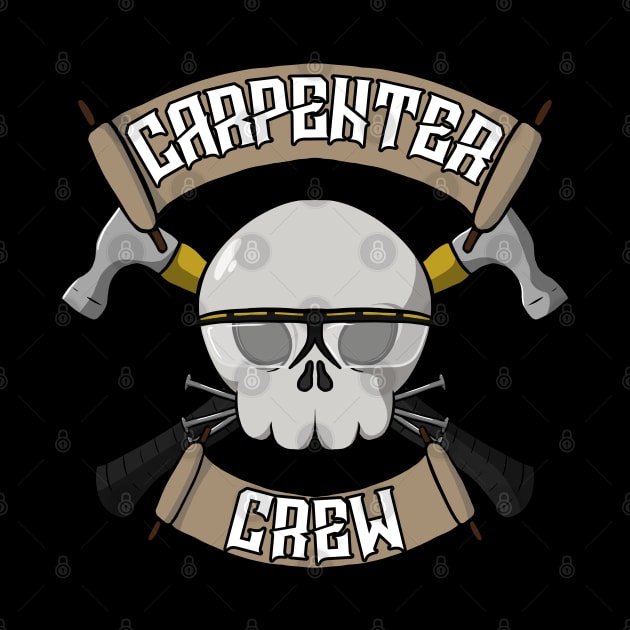 Carpenters crew Jolly Roger pirate flag by RampArt