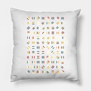 Lined Animated Design Pillow