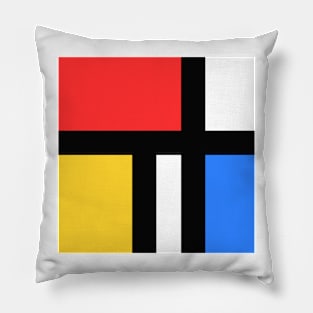 Mondrian colors Pillow