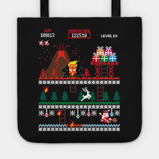 Santa vs Trumpus Tote