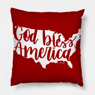 God Bless America Pillow