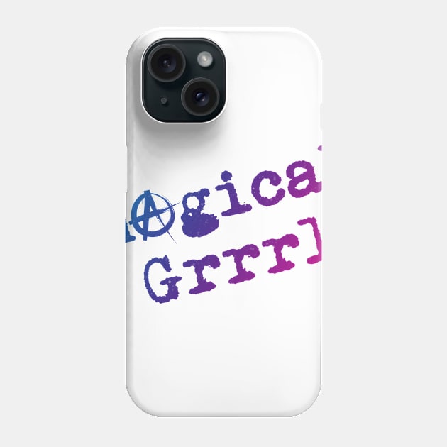 Magical GRRRL - in color Phone Case by ninapedia