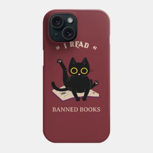 I read banned books Phone Case