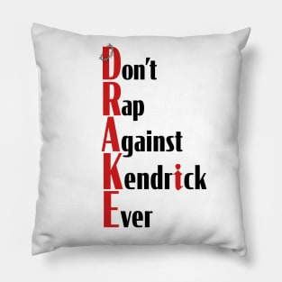 Kendrick Lamar D.R.A.K.E. Pillow