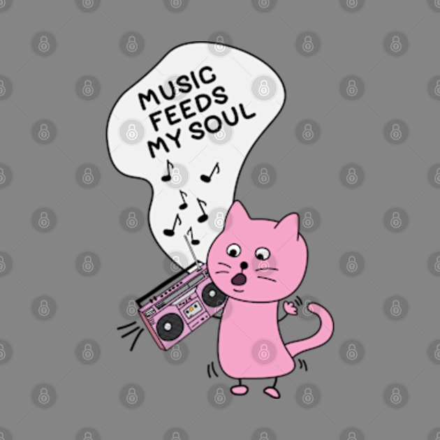 Music feeds my soul by Sourdigitals