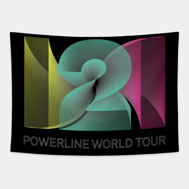 I2I Concert Tee Powerline World Tour Tapestry by Batg1rl