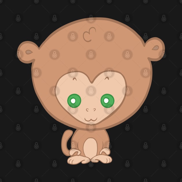 Kawaii Monkey by Character Alley