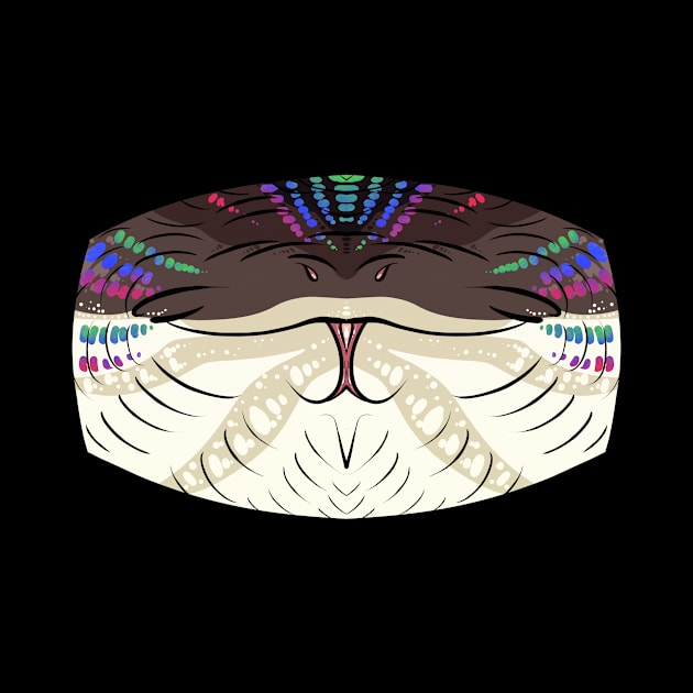 New World Burrowing Python Mask by TwilightSaint