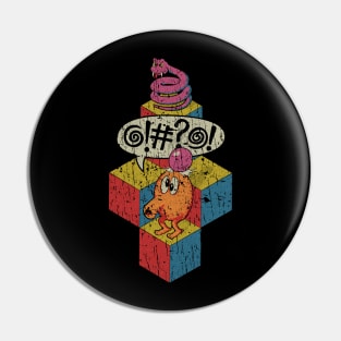 RETRO STYLE -Qbert 70s Pin