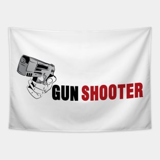 Gun shooter designs Tapestry