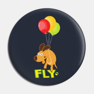 Dog flying Pin