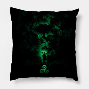 Green Forest Pillow