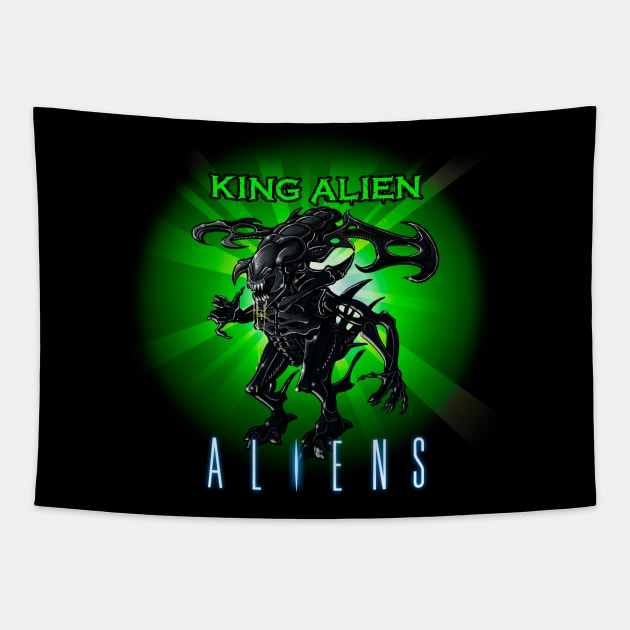 King Alien Kenner Tapestry by Ale_jediknigth