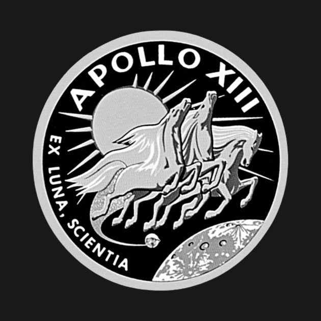 NASA Apollo 13 Vintage Design by Lunar Lens