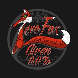 Zero Fox Given Real Ale (grey trim) T-Shirt