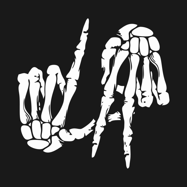 Hand Sign Skeleton by Catherinebey