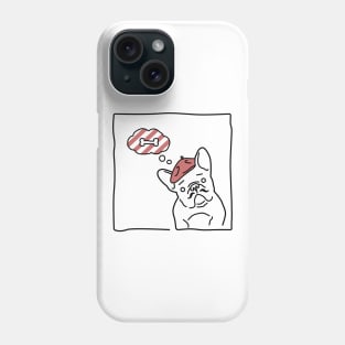 Minimalist Line Art For French Bulldog Lovers Phone Case