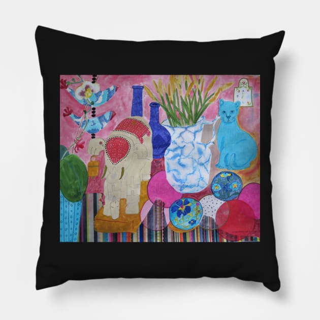 still life Pillow by janestallwood