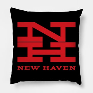 New Haven Railroad 1954 Red Logo With Name Pillow