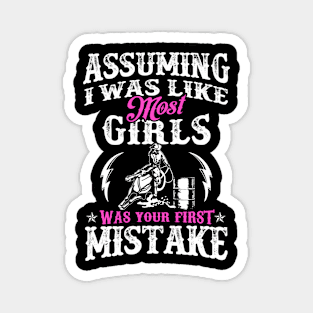 First Mistake - Barrel Racer Magnet