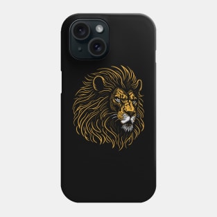 Majestic Lion Head Phone Case