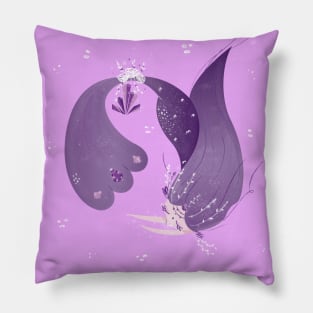 Mermay amethyst Pillow