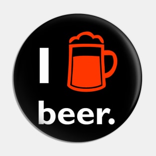 I Love Beer Pin