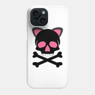 Skull with Cat Ears Phone Case