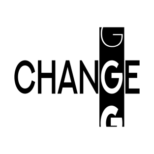 Change Typography With Illustration Design T-Shirt