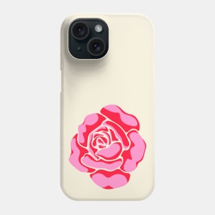 BIG ROSE Bright Fuchsia Pink Red Flower - UnBlink Studio by Jackie Tahara Phone Case