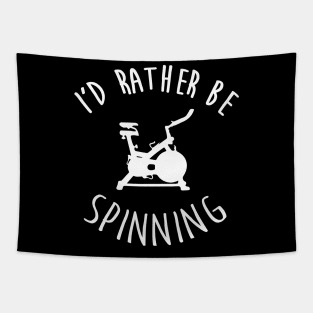 I'D Rather Be Spinning Just Keep Spinning Tapestry